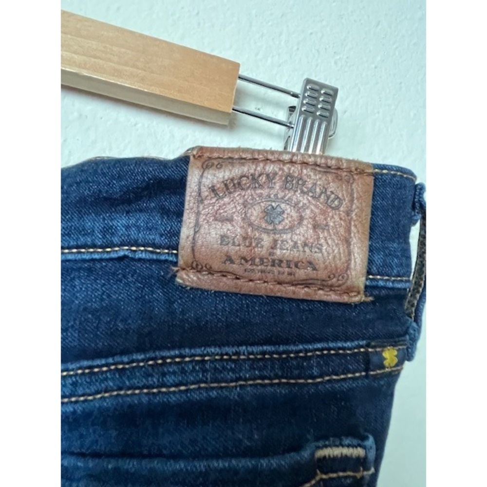 Lucky Brand Jeans Womens 10/30 Charlie Baby Boot‎ Dark Wash Denim Flare Low Rise - Picture 11 of 12